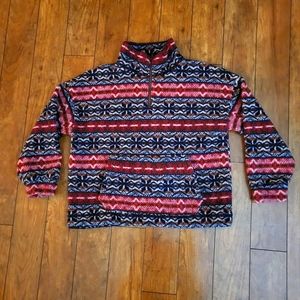 American Eagle Sherpa Quarter Zip Pullover Size medium